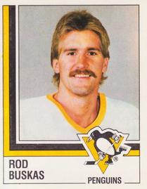 1987-88 Panini Hockey Stickers #144 Rod Buskas Front