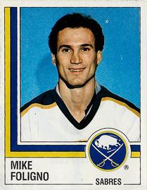 1987-88 Panini Hockey Stickers #29 Mike Foligno Front