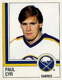 1987-88 Panini Hockey Stickers #33 Paul Cyr Front