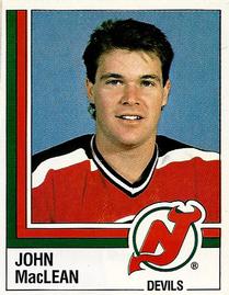 1987-88 Panini Hockey Stickers #80 John MacLean Front