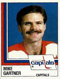 1987-88 Panini Hockey Stickers #180 Mike Gartner Front