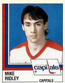 1987-88 Panini Hockey Stickers #181 Mike Ridley Front