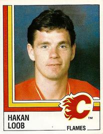 1987-88 Panini Hockey Stickers #214 Hakan Loob Front