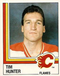 1987-88 Panini Hockey Stickers #216 Tim Hunter Front