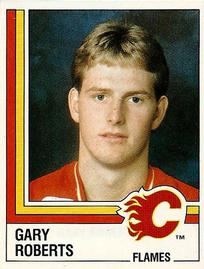 1987-88 Panini Hockey Stickers #217 Gary Roberts Front