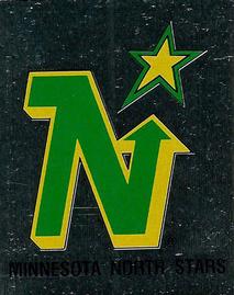 1987-88 Panini Hockey Stickers #287 Minnesota North Stars Logo Front