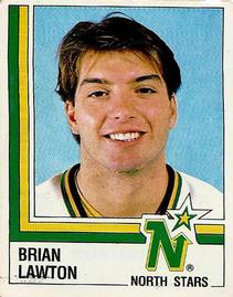 1987-88 Panini Hockey Stickers #300 Brian Lawton Front