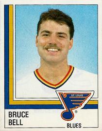 1987-88 Panini Hockey Stickers #308 Bruce Bell Front