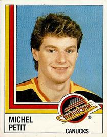 1987-88 Panini Hockey Stickers #342 Michel Petit Front