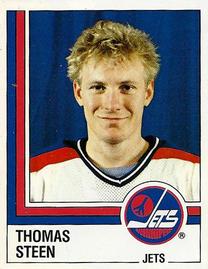 1987-88 Panini Hockey Stickers #365 Thomas Steen Front