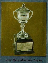 1987-88 Panini Hockey Stickers #383 Lady Byng Memorial Trophy Front