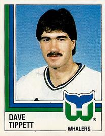1987-88 Panini Hockey Stickers #51 Dave Tippett Front