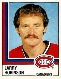 1987-88 Panini Hockey Stickers #57 Larry Robinson Front