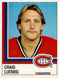 1987-88 Panini Hockey Stickers #59 Craig Ludwig Front