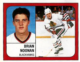 1988-89 Panini Hockey Stickers #28 Brian Noonan Front
