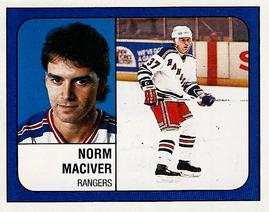 1988-89 Panini Hockey Stickers #302 Norm Maciver Front