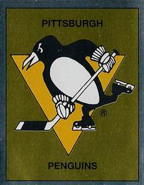 1988-89 Panini Hockey Stickers #329 Pittsburgh Penguins Team Logo Front