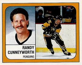 1988-89 Panini Hockey Stickers #337 Randy Cunneyworth Front