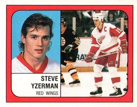 1988-89 Panini Hockey Stickers #47 Steve Yzerman Front