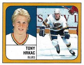 1988-89 Panini Hockey Stickers #106 Tony Hrkac Front