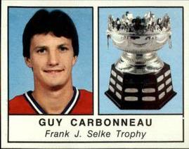 1988-89 Panini Hockey Stickers #407 Guy Carbonneau Front