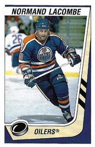 1989-90 Panini Hockey Stickers #84 Normand Lacombe Front