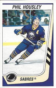 1989-90 Panini Hockey Stickers #205 Phil Housley Front