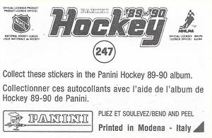 1989-90 Panini Hockey Stickers #247 Montreal Forum Back