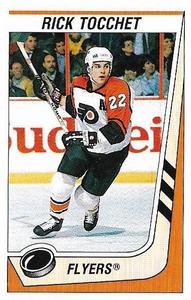 1989-90 Panini Hockey Stickers #295 Rick Tocchet Front
