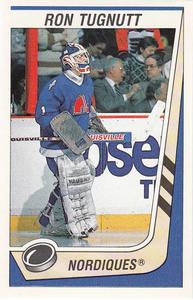 1989-90 Panini Hockey Stickers #332 Ron Tugnutt Front