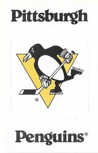 1989-90 Panini Hockey Stickers #369 Pittsburgh Penguins Logo Front