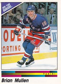 1990-91 Panini Hockey Stickers #96 Brian Mullen Front