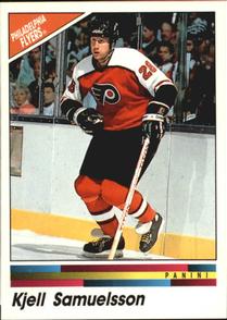 1990-91 Panini Hockey Stickers #110 Kjell Samuelsson Front