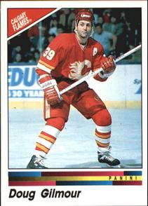 1990-91 Panini Hockey Stickers #172 Doug Gilmour Front
