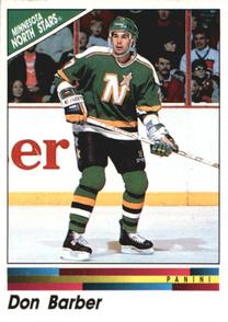 1990-91 Panini Hockey Stickers #259 Don Barber Front
