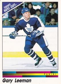 1990-91 Panini Hockey Stickers #279 Gary Leeman Front