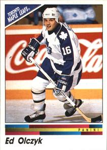 1990-91 Panini Hockey Stickers #283 Ed Olczyk Front