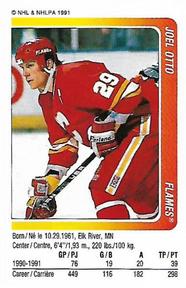 1991-92 Panini Hockey Stickers #60 Joel Otto Front