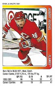 1991-92 Panini Hockey Stickers #63 Robert Reichel Front
