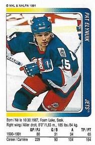 1991-92 Panini Hockey Stickers #66 Pat Elynuik Front
