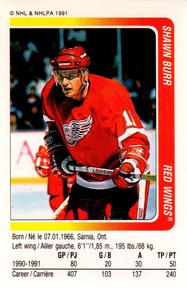 1991-92 Panini Hockey Stickers #135 Shawn Burr Front
