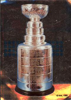 1992-93 Panini Hockey Stickers #1 Stanley Cup Front