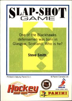 1992-93 Panini Hockey Stickers #25 Jeff Brown Back