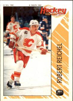 1992-93 Panini Hockey Stickers #301 Robert Reichel Front