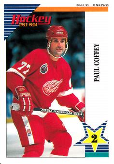 1993-94 Panini Hockey Stickers #134 Paul Coffey Front
