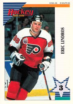 1993-94 Panini Hockey Stickers #144 Eric Lindros Front