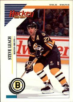 1993-94 Panini Hockey Stickers #5 Steve Leach Front