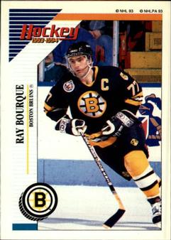 1993-94 Panini Hockey Stickers #10 Ray Bourque Front