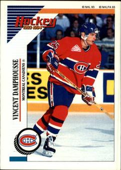 1993-94 Panini Hockey Stickers #13 Vincent Damphousse Front