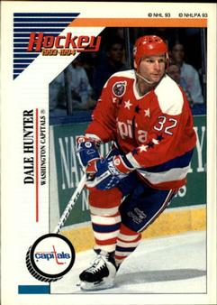 1993-94 Panini Hockey Stickers #26 Dale Hunter Front